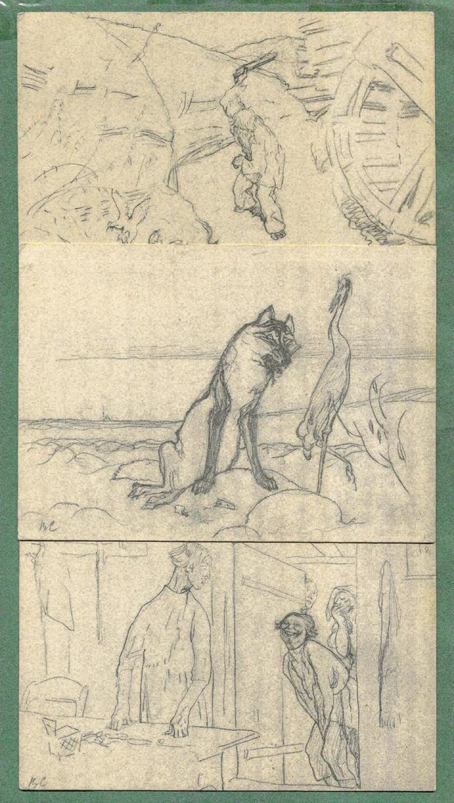 Серов В.А. Рисунки к басням И.А.Крылова, воспроизведенные с оригиналов, хранящихся в Третьяковской Галлерее.