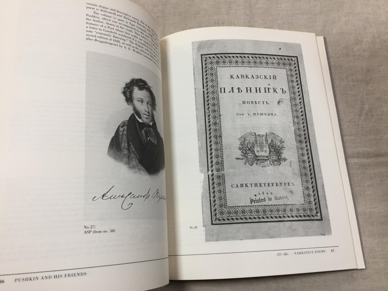 Пушкин и его друзья. Выставка из коллекции Bayard L.Kilgour. Выбор и комментарии Джон Мальмстад