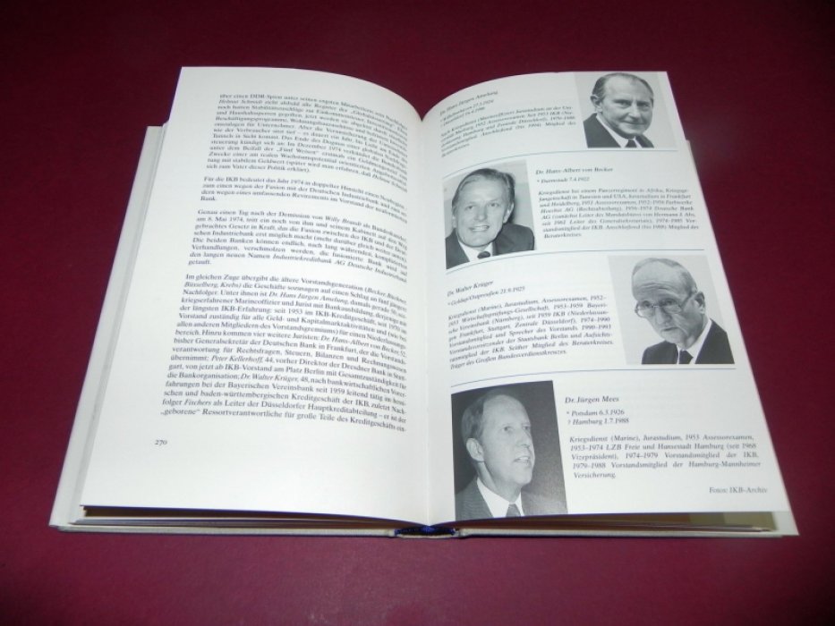 Cassier, Siegfried C. Unternehmerbank zwischen Staat und Markt 1924-1995.
