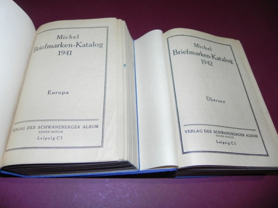 Michel Briefmarken Katalog: 1941. Europa. 1942. Ubersee.