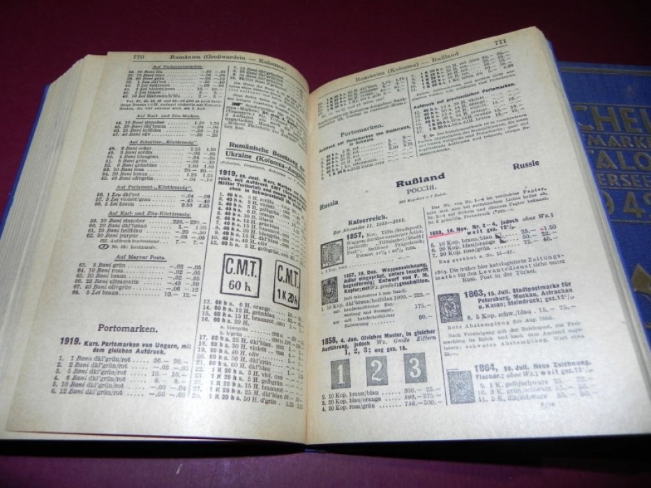 Michel Briefmarken Katalog: 1941. Europa. 1942. Ubersee.