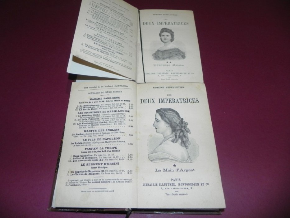 Lepelletier Edmond. Les deux imperatrices. В 2-х томах.