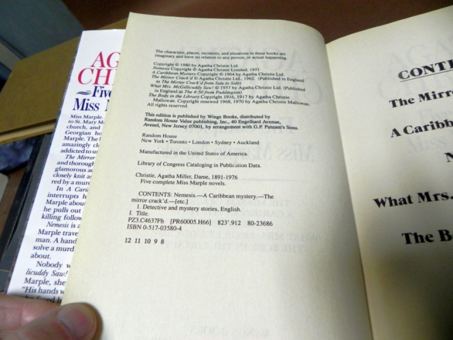 Agatha Christie. Five Complete Miss Marple Novels.
