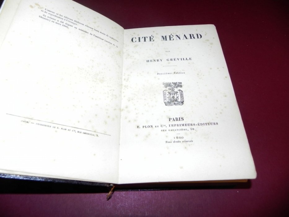Greville, Henry. Cite Menard.