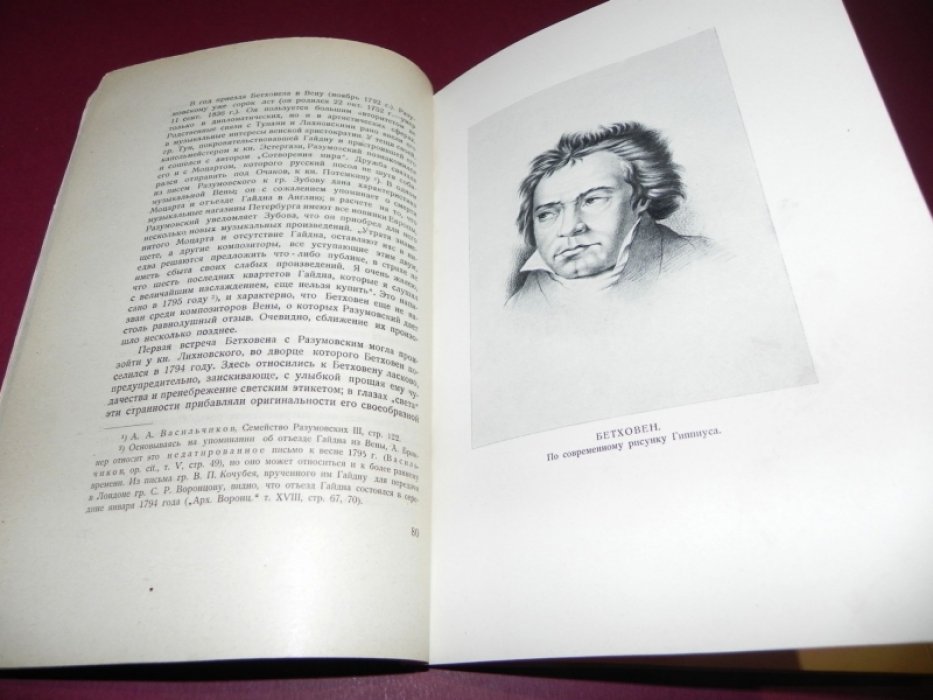 Русская книга о Бетховене.