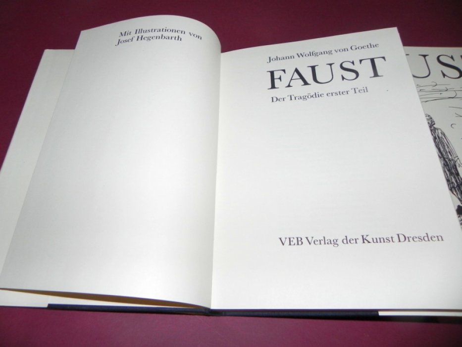 Goethe /Гете/, Johann Wolfhang. Faust /Фауст/.