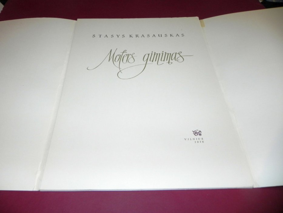 Krasauskas Stasys / Красаускас С. Moters gimimas / Рождение женщины.