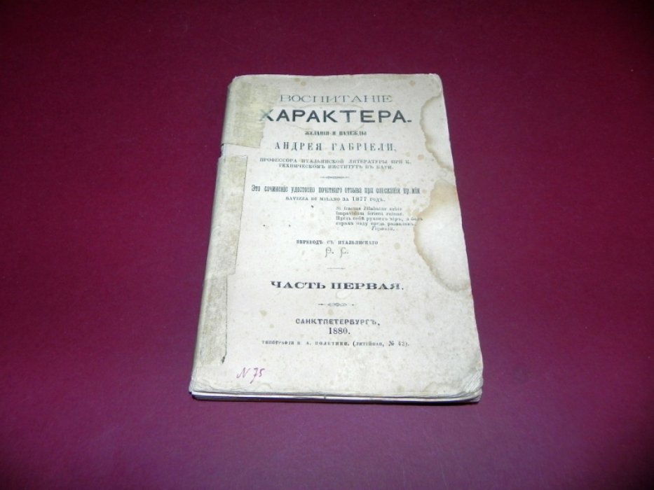 Габриели, Андреа. Воспитание характера : Желания и надежды Андрея Габриели,