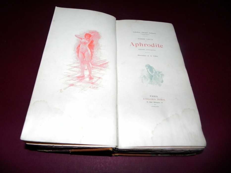 Pierre Louys. Aphrodite Moeurs Antiques.