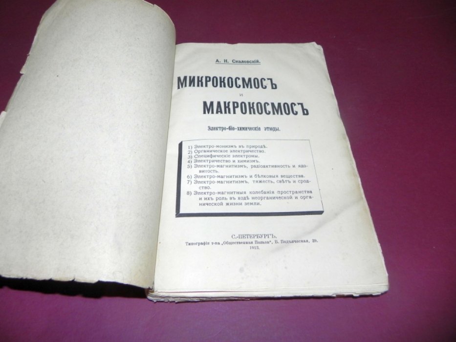 Скаловский А.Н. Микрокосмос и макрокосмос. Электро-био-химические этюды.