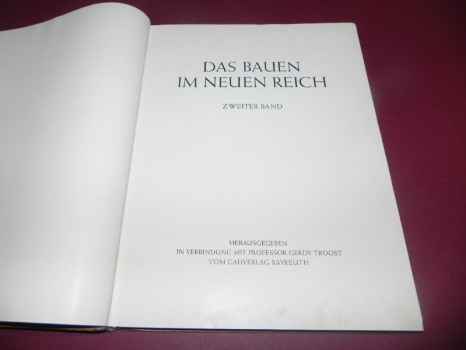 Das bauen im neuen reich. Zweiter band.