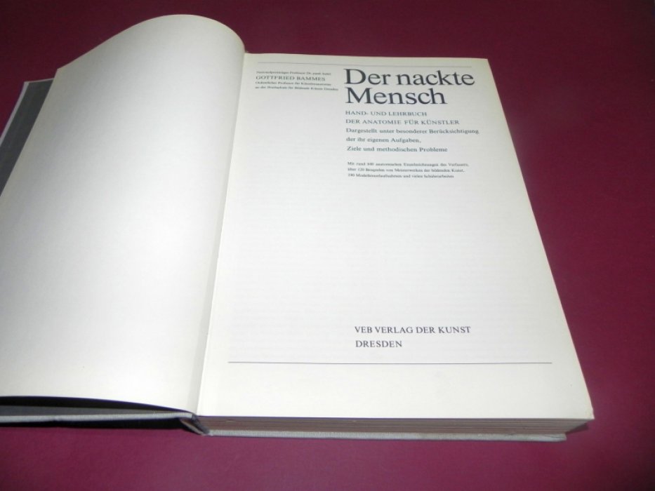 Gotfried Bammes / Готфрид Баммес. Der Nackte Mensch. Нагой человек. / Настольная книга по анатомии для художников. 