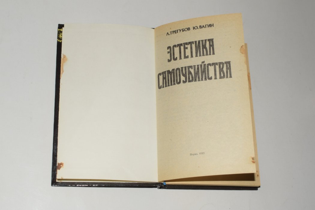 Трегубов Л.З, Вагин Ю.Р. Эстетика самоубийства.