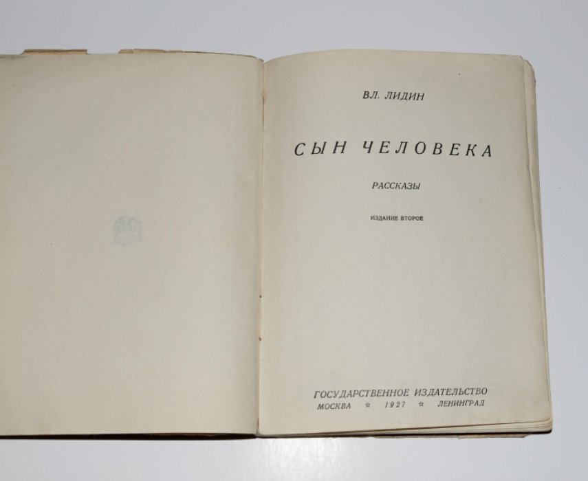 Лидин Вл. Сын человека. Расказы.