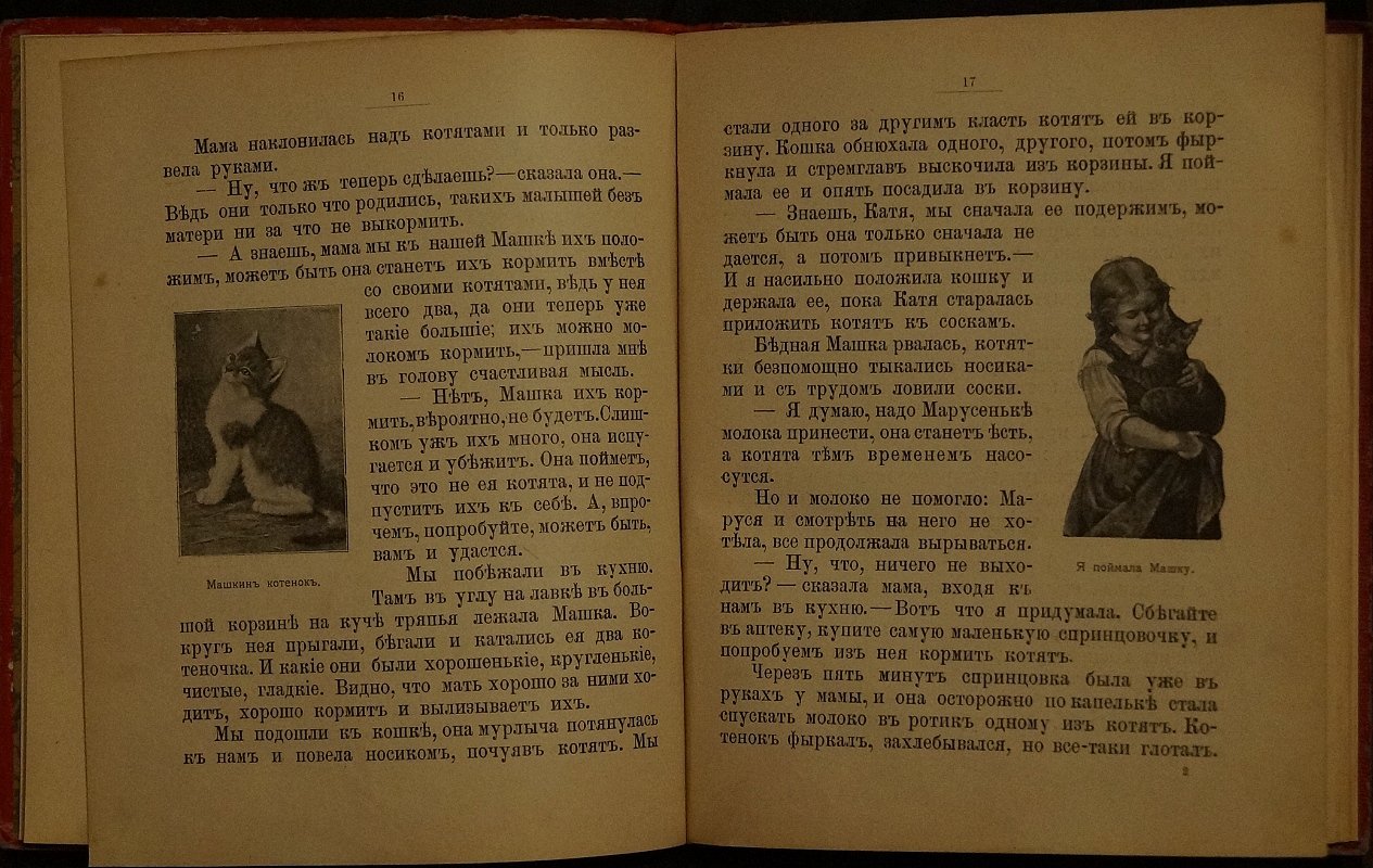 «Наши зверьки». Рассказы для младшего возраста с рисунками и цветными хромолитографиями