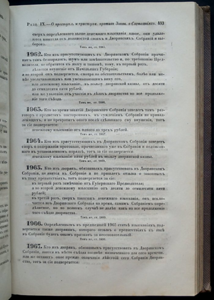 Свод законов Российской Империи. Повеление государя императора Николая I. Том XV: Законы уголовные (издание 1857 года)