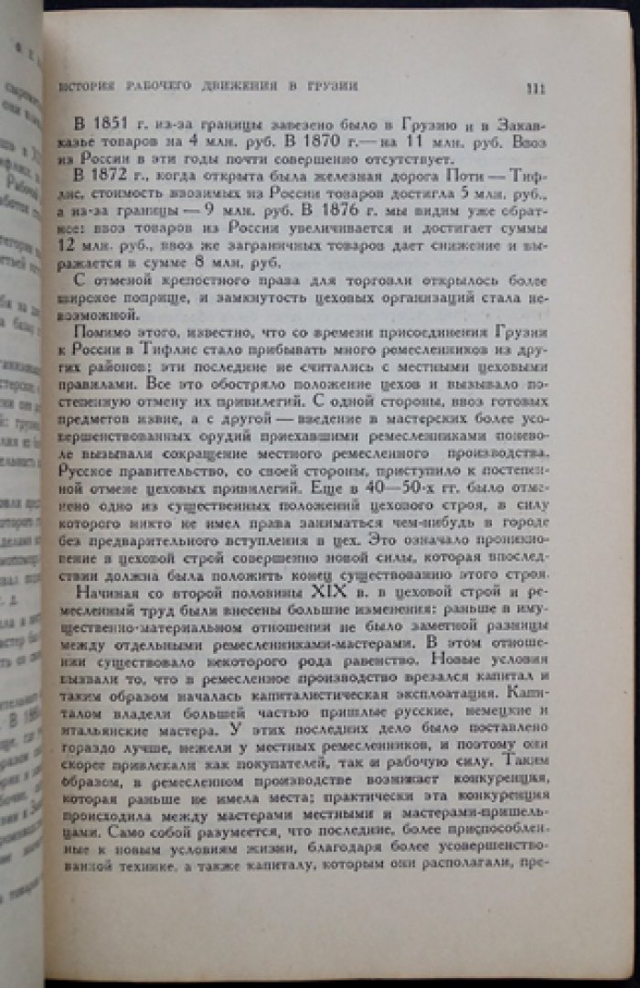 Очерки по истории рабочего и крестьянского движения в Грузии (XIX век): общая характеристика, крестьянское движение и становление рабочего движения