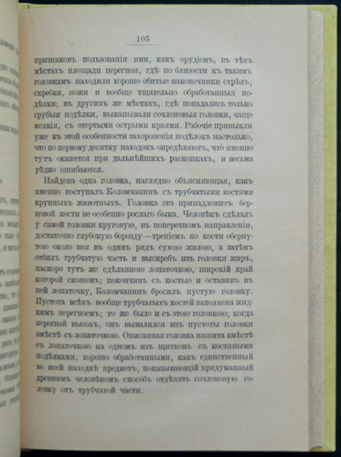 Бытовые остатки насельников Ильменско-Волховского побережья каменного века: материалы археологической выставки (1893)