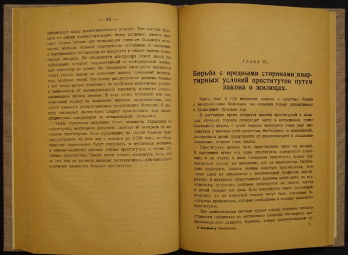 Проституция как общественно‑классовое явление и общественная борьба с нею: история, условия, причины и меры