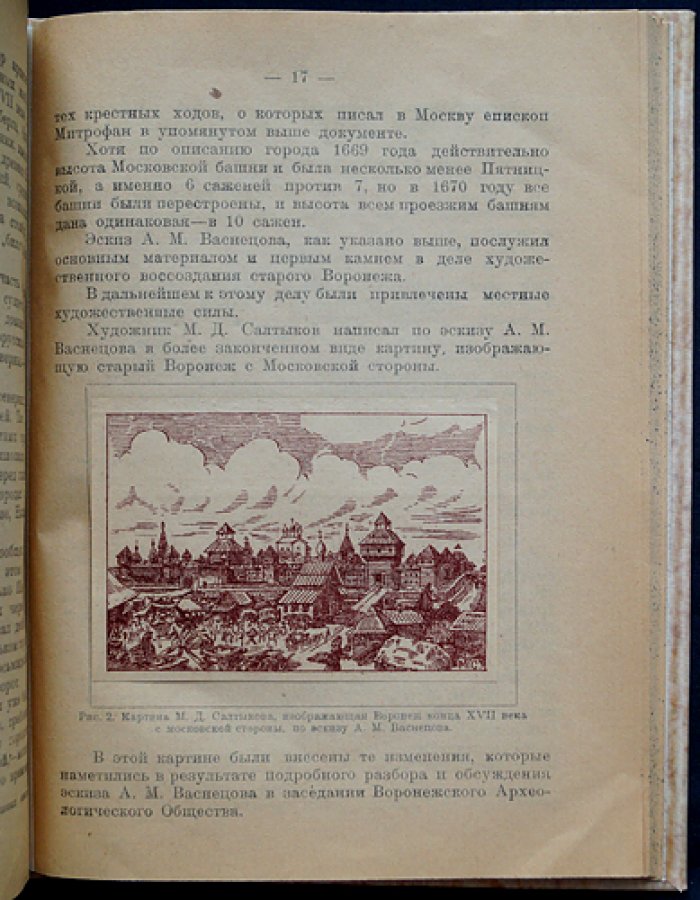 Старый Воронеж. Художественно‑исторический очерк (с планами и чертежами XVII века)
