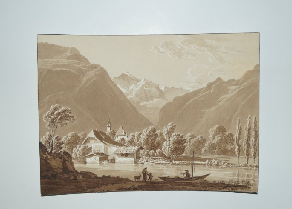 Yuithra. Деревня в горах (1807). Альпийский мотив