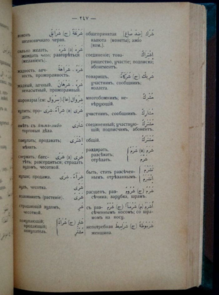 Словарь арабско-русский (Аттая М.О.) — справочник для изучения арабского языка
