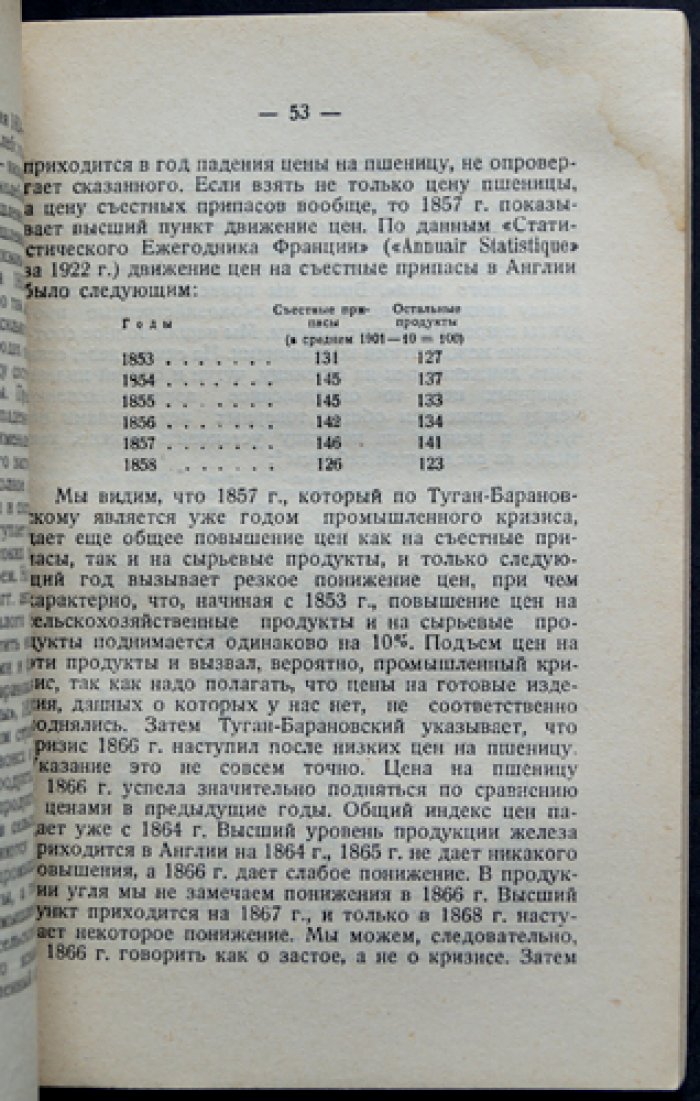 Спектатор М. (М.И. Нахимсон). Теория аграрных кризисов