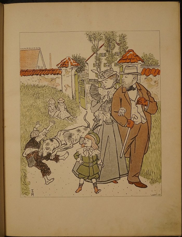 Сатирический альбом «Картины семейной жизни» Томаса Теодора Гейне (Th. Th. Heine) — 32 иллюстрации, издание 1898