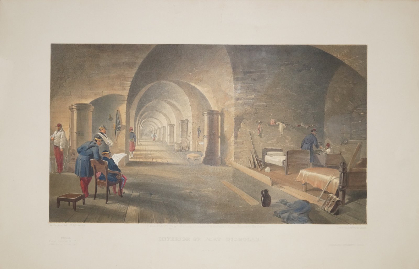 Крымская война: «Внутри форта Николаса» (Interior of Fort Nicholas)
