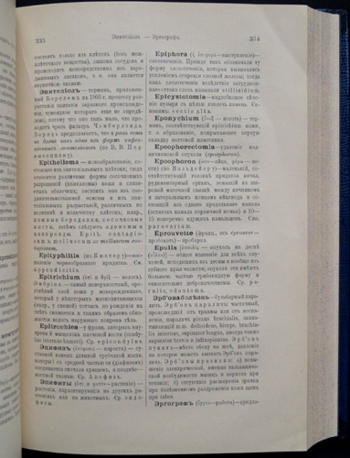 Терминологический словарь медицинских знаний (издание 1907 года)