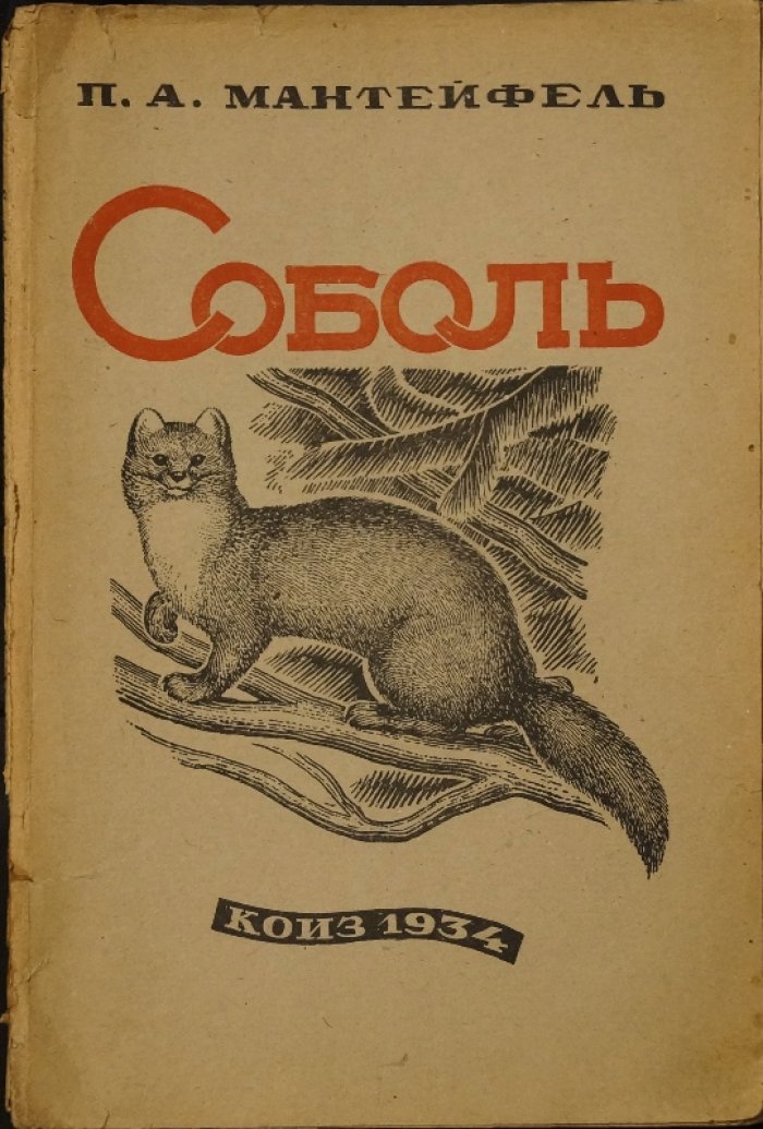 Соболь: исследования природы и разведения (издание П.А. Мантейфеля, 1934)