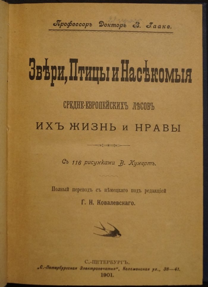 Звери, птицы и насекомые Средне-Европейских лесов: их жизнь и нравы