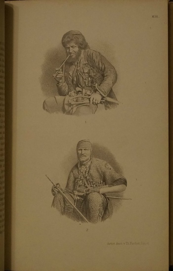 Хевсуры и их земля: монографический опыт по материалам исследования лета 1876 года (первоиздание, нем. яз.)