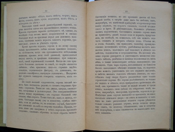 Конволют: «Черная семья» Д. Кайгородова и «Определитель европейских птиц» А. А. Силантьева (2-е изд.)