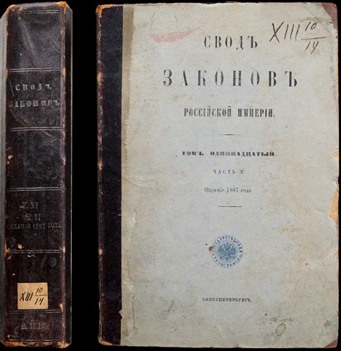 Свод Законов Российской Империи. Экономические уставы. Том 11 (ч. II). Устав кредитный, о векселях, торговый, судопроизводство торговое, консульский, о промышленности