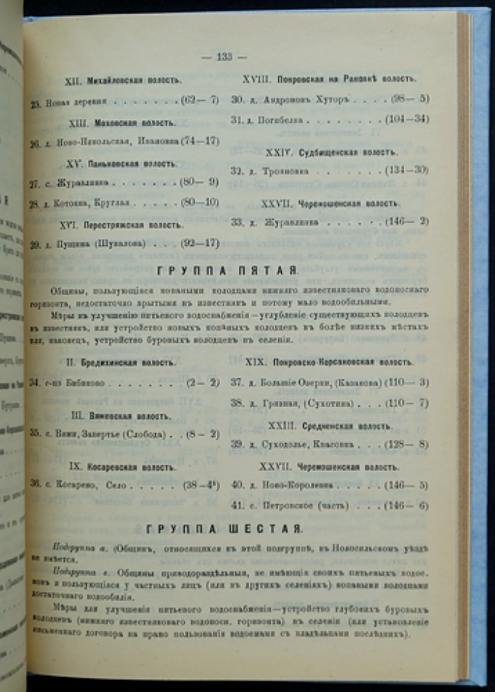 Описание водоснабжения селений Тульской губернии (Труды Тульского губернского земства, Гидрологическое отделение, выпуск 1. Новосельский уезд)
