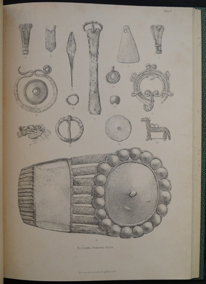 Древности бассейнов рек Оки и Камы. Выпуск I (1901) — археологические исследования и иллюстрации