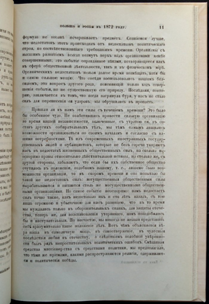 Польша и Россия в 1872 году. Историко-политическое сочинение (перевод с польского)
