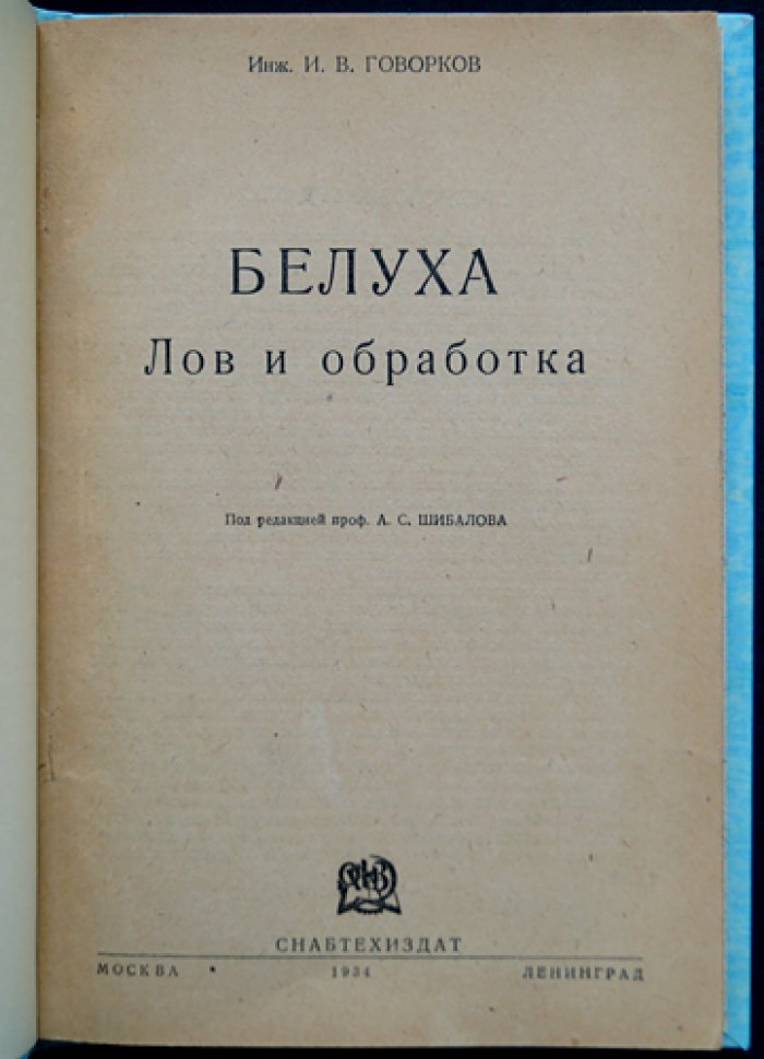 Белуха. Лов и обработка: практическое пособие