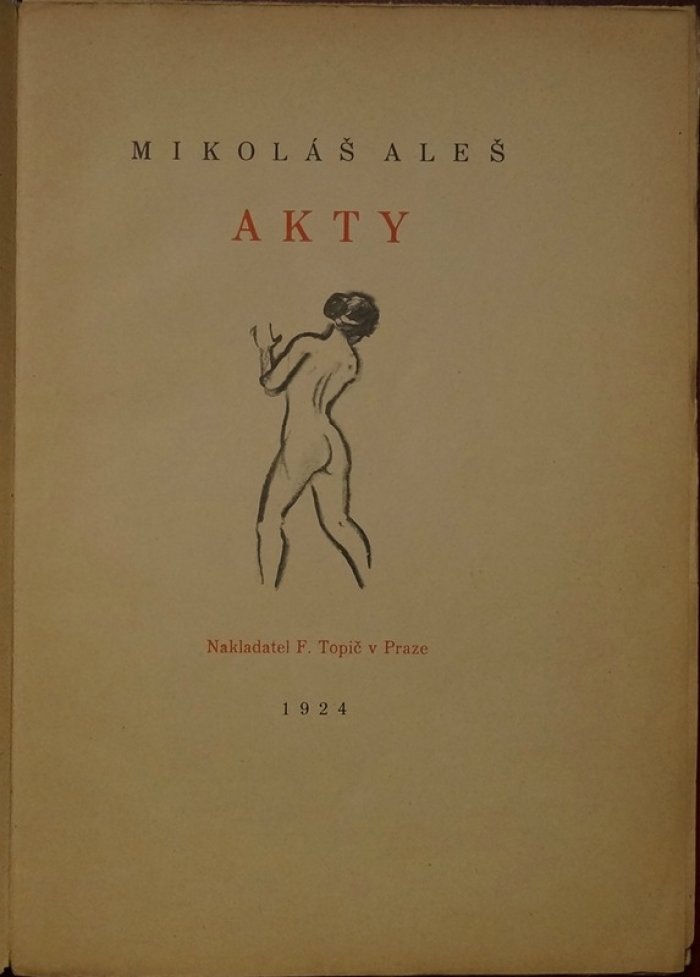 Алеш Миколаш. Эротические работы: иллюстрации и эскизы художника (Прага, 1924)