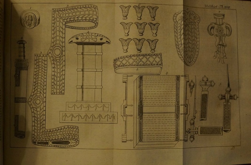 «Всеобщая всемирная история»: перевод с английского, тома XVI–XVIII в одном переплете (немецкое издание, с примечаниями Баумгартена и Землера)