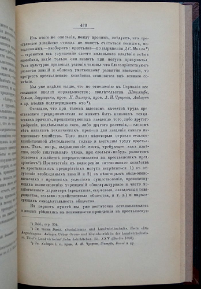 К аграрному вопросу. Выпуск I: Крестьянское и помещичье хозяйство (технико‑экономическое исследование)