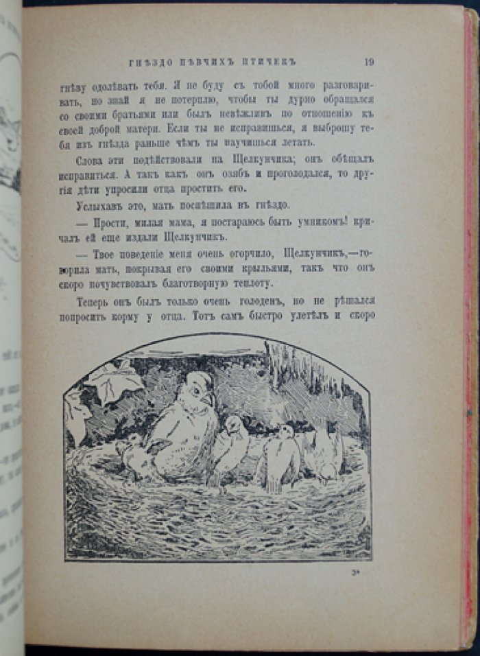 Гнездо певчих птичек (журнал «Малютка», детское иллюстрированное издание)