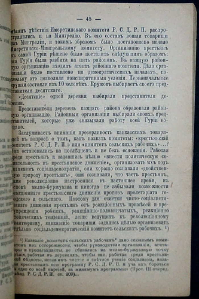 Крестьянское движение в Грузии и социал-демократия