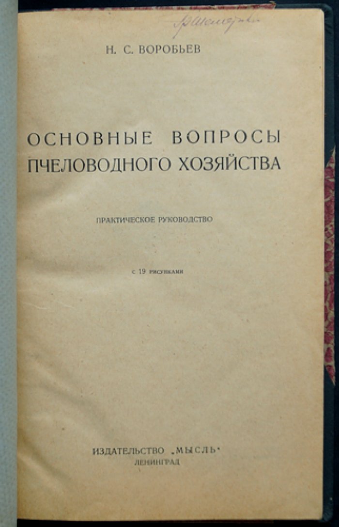 Основные вопросы пчеловодного хозяйства (азбука пасечного дела)