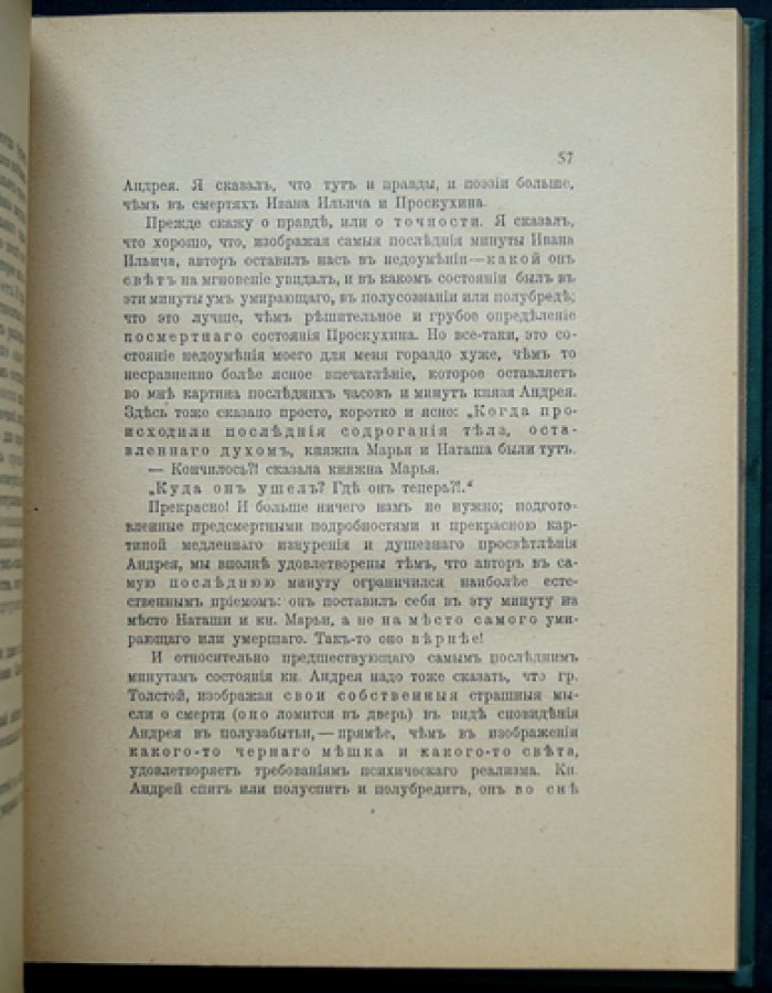 Критический этюд о романах Л.Н. Толстого. «Война и мир» и «Анна Каренина»