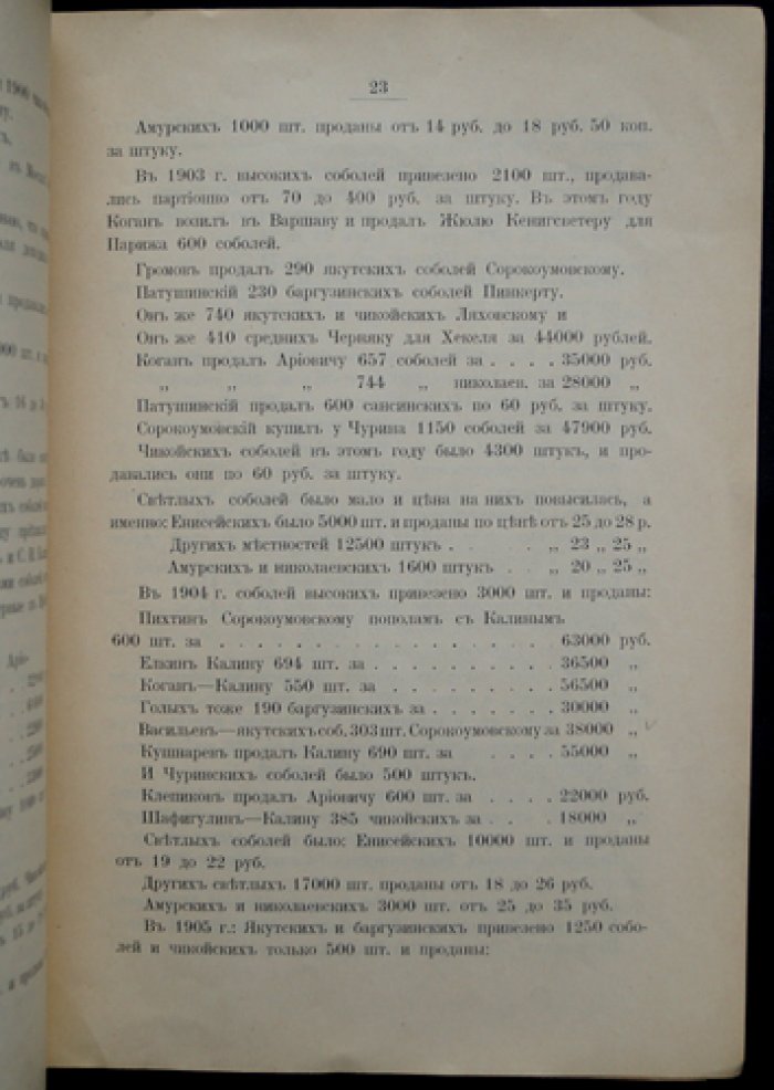 К вопросу о хищническом истреблении соболя в Сибири (правовое регулирование пушного промысла)