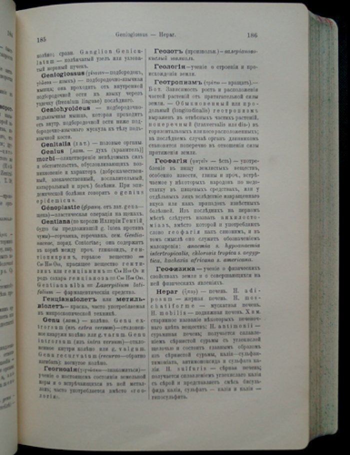 Терминологический словарь медицинских знаний (издание для врачей, 6-е приложение к «Военно-медицинскому журналу»)