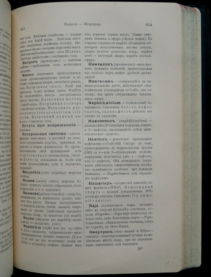 Терминологический словарь медицинских знаний (издание для врачей, 6-е приложение к «Военно-медицинскому журналу»)