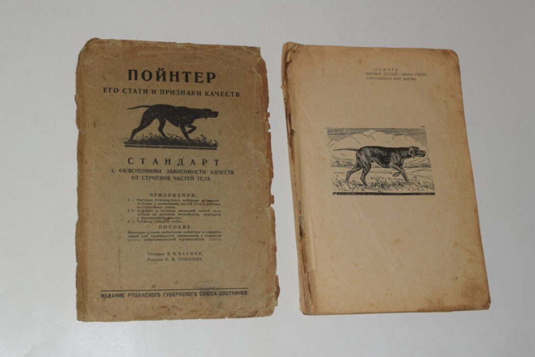 Баснин В.Н. Пойнтер, его стати и признаки качеств. [Автограф автора].
